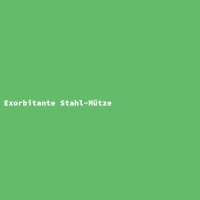 Exorbitante Stahl-Mütze