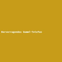 Hervorragendes Gummi-Telefon