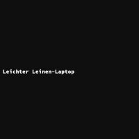 Leichter Leinen-Laptop