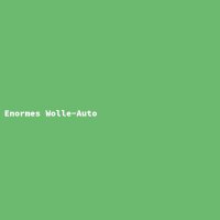 Enormes Wolle-Auto